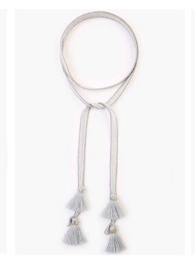 Chan Luu Chiffon Tassel Tie